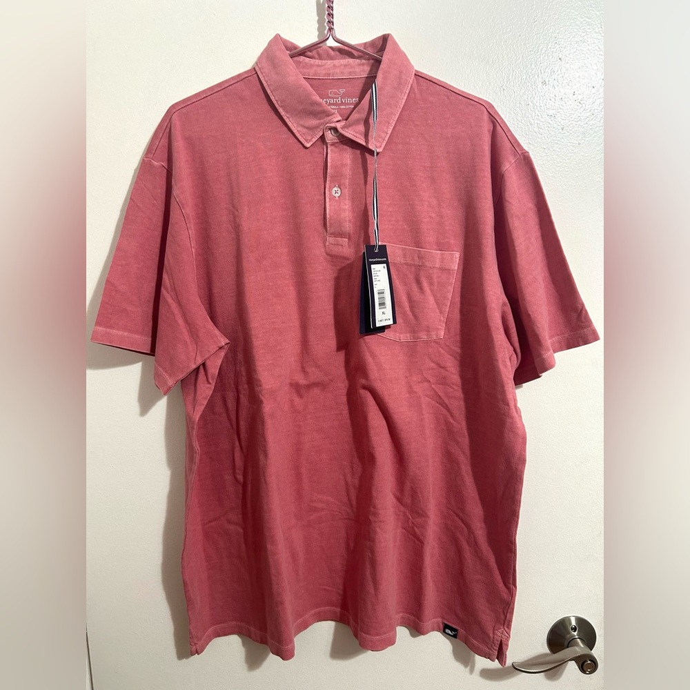 NWT Men’s Vineyard Vines Surf Logo Polo size XL